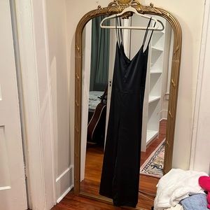 Abercrombie Criss Cross Back Silky Jumpsuit
